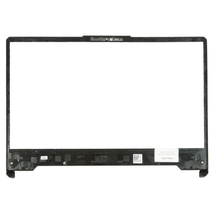 фотография рамка экрана (рамка крышки матрицы, LCD Bezel) для ноутбука Asus FX506I черная, пластиковая. С разбора. 48BKXLBJN00 (сделана 15.02.2023) цена: 717 р.