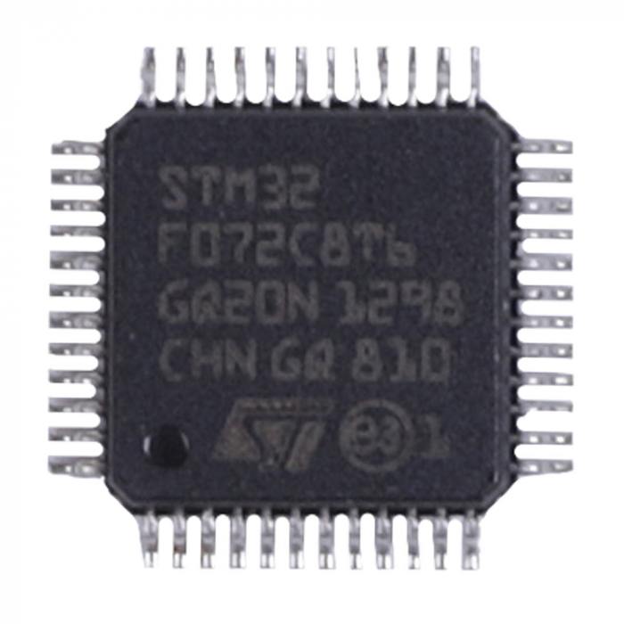 фотография aRM-микроконтроллер STM32F072C8TB STM32F QFN-48 с разбора (сделана 05.10.2023) цена: 392 р.