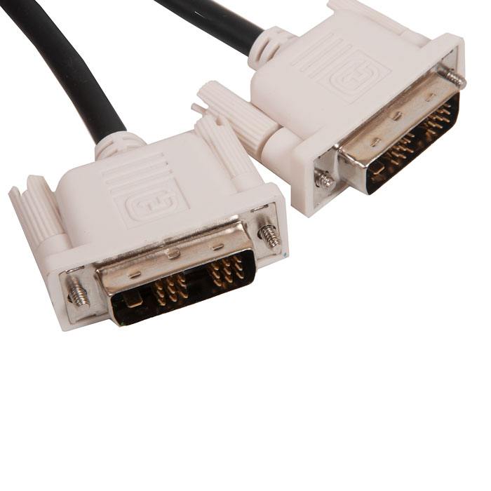 фотография кабель DVI (m) -DVI (m) (single link. Подходит вместо DVI-A) 1.5м, с разбора (сделана 06.10.2023) цена: 252 р.