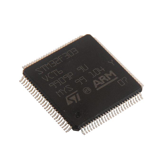 фотография микроконтроллера STM32F303VCT6 (сделана 29.02.2024) цена: 1510 р.