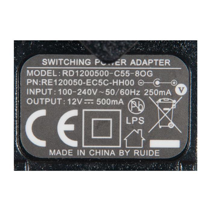 фотография блок питания для роутера RD1200500-G55-80G 12V 0,5A 5.5x2.5mm,с разбора RD1200500-G55-8OG (сделана 29.11.2023) цена: 191 р.