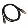 фото кабель USB HOCO X72 Creator silicone для Lightning, 2.4А, длина 1.0м, черный б/у