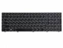 фото клавиатура для ноутбука Lenovo IdeaPad Z560, Z560A, Z565A, G570, G570A, G570AH, G570G, G570GL, G575, G575A, G575G, G770, G780, черная с серой рамкой, гор. Enter