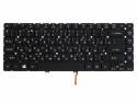 фото клавиатура для ноутбука Acer Aspire R7-571, R7-571G, R7-572, R7-572G черная с подсветкой