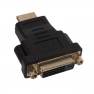 фото Переходник HDMI-DVI Cablexpert A-HDMI-DVI-3, 19M/25F, золотые разъемы, пакет