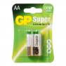 фото батарейка GP Super Alkaline 1.5V, пальчиковые AA LR6, 2 шт