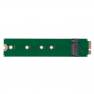 фото Адаптер SSD - M.2(NGFF) SSD для Apple MacBook Air 11 13 A1370 A1369, Late 2010 Mid 2011 (зеленый) (6+12Pin)  big