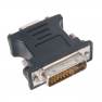 фото Переходник DVI-I-VGA Cablexpert A-DVI-VGA-BK, 29M/15F, черный, пакет