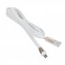 фото кабель USB HOCO x4 Zinc для Micro USB, 2.4А, длина 1.2м, белый