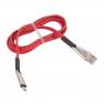 фото кабель USB HOCO U48 Superior для Micro USB, 2.4А, длина 1.2м, красный