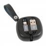 фото кабель USB HOCO U33 Retractable для Lightning, 2.0А, длина 0,9м, черный