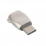 фото переходник HOCO UA8 Micro USB to Type-C жемчужный никель