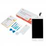 фото дисплей для iPhone 6 в наборе ZeepDeep: экран белый, защитное стекло, набор инструментов, пошаговая инструкция