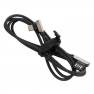 фото кабель USB HOCO U42 exquisite для Type-C, 2.4А, длина 1.2м, черный