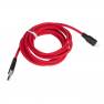 фото кабель USB HOCO X21 Plus Silicone для Lightning, 2.4A, длина 2.0м, красный