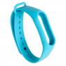 фото силиконовый браслет для Xiaomi Mi Band 2, голубой