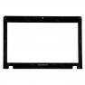 фото рамка экрана (рамка крышки матрицы, LCD Bezel, LCD Bezel) для ноутбука Lenovo IdeaPad U165 чёрная, мелкие царапины, с разбора