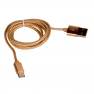 фото кабель USB More choice K11a для Type-C, 2.0А, длина 1.0м, золотой