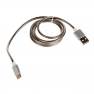 фото кабель USB More choice K31a для Type-C, 2.1А, длина 1.0м, серый
