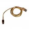 фото кабель USB More choice K31a для Type-C, 2.1А, длина 1.0м, золотой