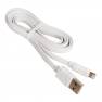 фото кабель USB HOCO X5 Bamboo для Lightning, 2.4А, длина 1.0м, белый
