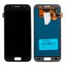 фото дисплей в сборе с тачскрином (модуль) для Samsung Galaxy A3 (SM-A320F)  (2017), черный  TFT с регулировкой яркости