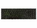 фото клавиатура для ноутбука HP Pavilion Gaming 15-CX, 15-CX0020NR, 15-cx0002ng, 15-cx000, 15-cx0071nr черная с зеленой подсветкой