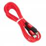 фото кабель Type-C HOCO U100 Orbit PD для Lightning, 3.0А, длина 1.2м, красный