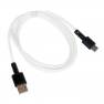 фото кабель USB BOROFONE BX31 Silicone USB - Type-C, 3A, 1 м, белый