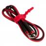 фото кабель USB HOCO U39 Slender для Micro USB, 2.4А, длина 1.2м, красный