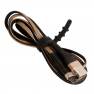 фото кабель USB HOCO U39 Slender для Micro USB, 2.4А, длина 1.2м, золотой