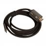 фото кабель HOCO HDMI UA13 для Type-C (L=1.8M) Full HD 4K/2K, серый (мятая упаковка)