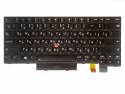 фото клавиатура для ноутбука Lenovo Thinkpad A475, T470, T480, A485 черная с подсветкой