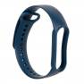 фото силиконовый ремешок для Xiaomi Mi Band 5 (1), полуночно-синий, на кнопке