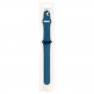 фото силиконовый ремешок для Apple Watch 38/40мм (20), темно-синий, на кнопке