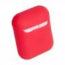 фото чехол силиконовый для AirPods 2 (1), красный, A+