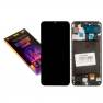 фото дисплей в сборе с тачскрином + средняя часть для Samsung Galaxy A50 (SM-A505F) ZeepDeep ASIA, черный Amoled б/у