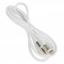 фото аудиокабель HOCO UPA22 iP silicone, 3.5мм - lightning, 1.0м, белый
