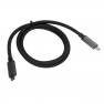 фото кабель Type-C HOCO US06 USB3.2 20Gbps, 100W, 5.0А, длина 1.0м, черный
