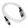 фото кабель USB HOCO X72 Creator silicone для Micro-USB, 2.4А, длина 1.0м, белый