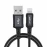 фото кабель USB ACEFAST C4-02 для Lightning, 2.4А, длина 1.8м, черный