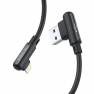 фото кабель USB BOROFONE BX58 для Lightning, 2.4A, длина 1м, черный