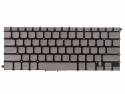фото клавиатура для ноутбука Dell Inspiron 14 7437 серебристая с подсветкой