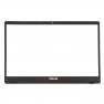 фото рамка экрана (рамка крышки матрицы, LCD Bezel) для ноутбука Asus   E510  L510  черная, пластиковая. С разбора.