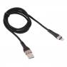 фото кабель USB BOROFONE BX46 Rush USB - Lightning, 2.4А, 1 м, черный