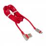 фото кабель USB HOCO U17 Micro Capsule USB - MicroUSB, 2.4А, 1.2 м, красный