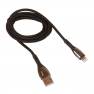 фото кабель USB HOCO U89 Safeness USB - Lightning, 3A, 1.2 м, черный