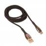 фото кабель USB HOCO U89 Safeness USB - Type-C, 3A, 1.2 м, черный